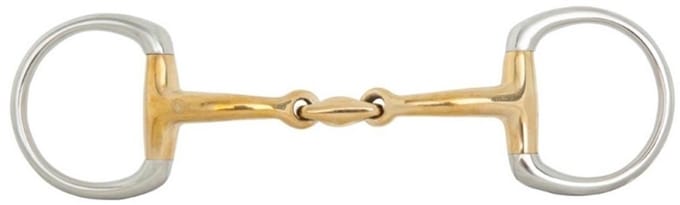 BR DUBBEL GEBROKEN BUSTRENS SOFT CONTACT 14 MM Bruin-brons