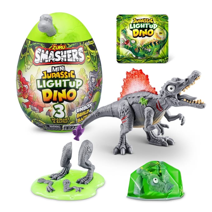 SMASHERS MINI JURASSIC LIGHT-UP DINO