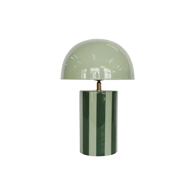 Leitmotiv Tafellamp Rayado - Groen - 25x25x34cm - Modern