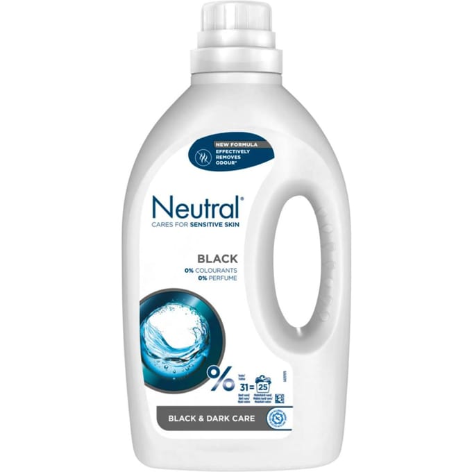 Neutral Flydende Black 1250 ml