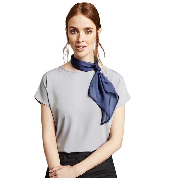 Premier Dames/vrouwenwerk Chiffon Formele Sjaal (Marineblauw)