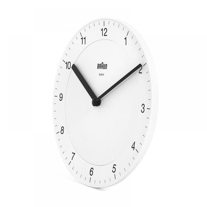 Braun BC06W - Wandklok - Analoog - Wit