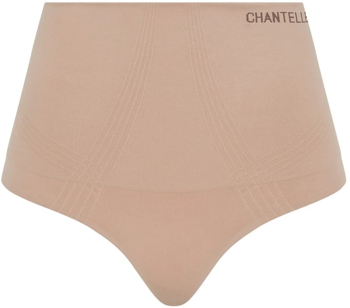 Chantelle - Smooth Comfort - Full Briefs met Hoge Taille - verstevigend - onzichtbaar - CLAY NUDE