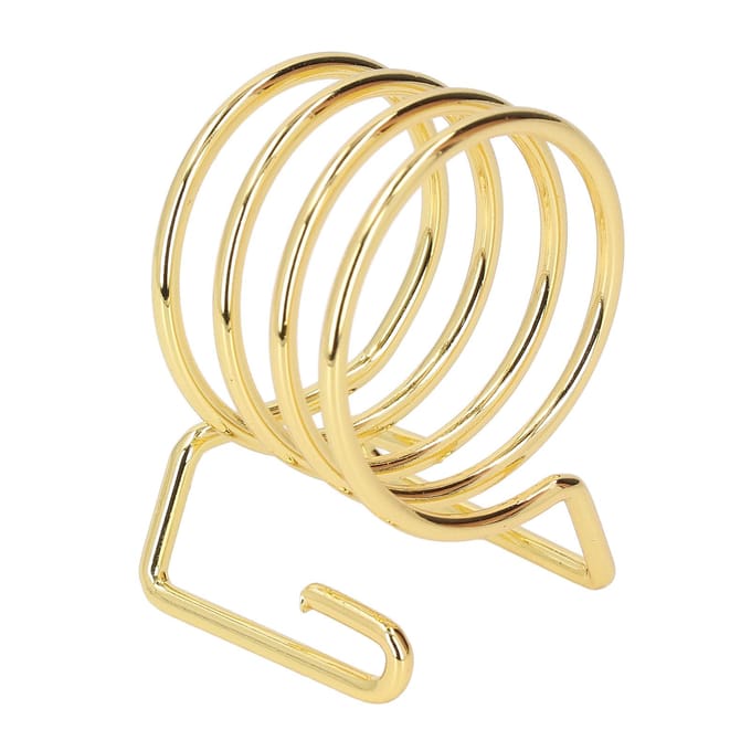 Ligature Bec Saxophone Alto Alliage Or Spirale Fixation Rapide Bec Sax pour Performance beige