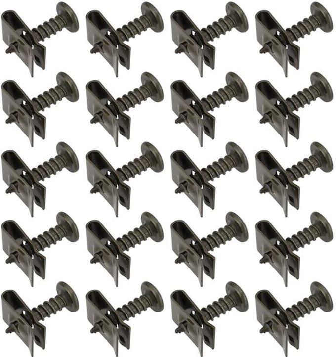 Allecto - Plastic Cover Schroeven - 20 Sets - Voor Auto - Motor