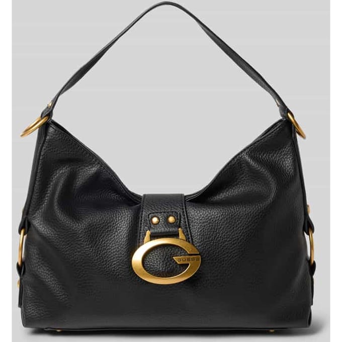 Schoudertas met labelapplicatie model 'CAMDEN'