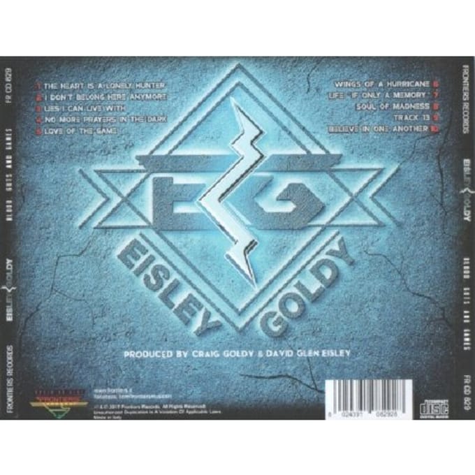 David Glen Eisley & Craig Goldy - Blood, Guts And Games (CD)