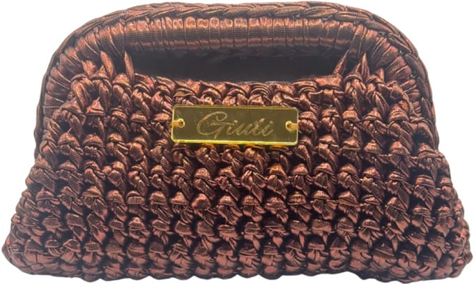 Giuli - Clutch - Brons - Amorina - Bronzea - Handgemaakt - Handtas