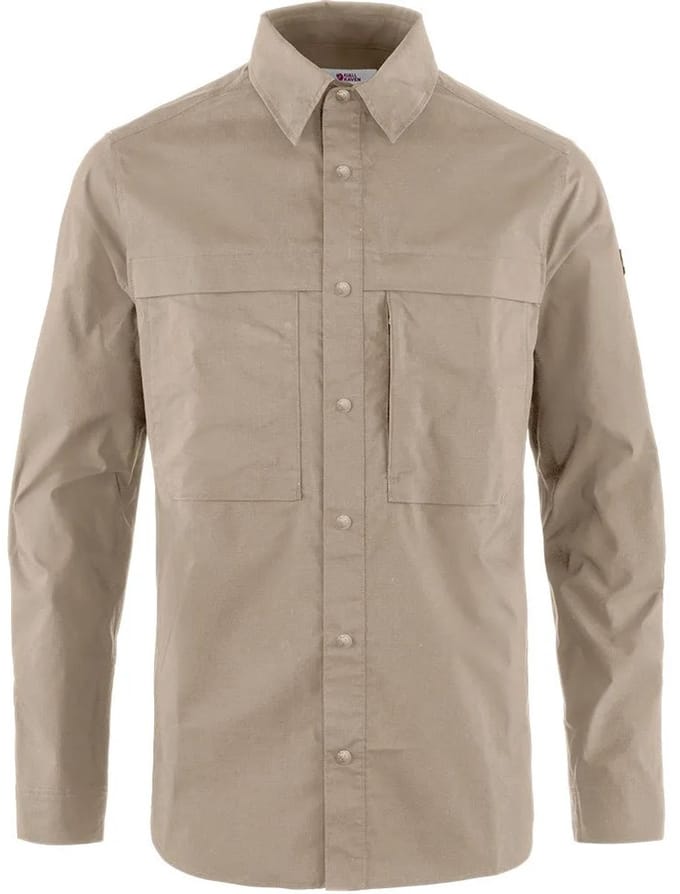 Fjällräven Abisco Trail Overhemd Met Lange Mouwen Beige M Man