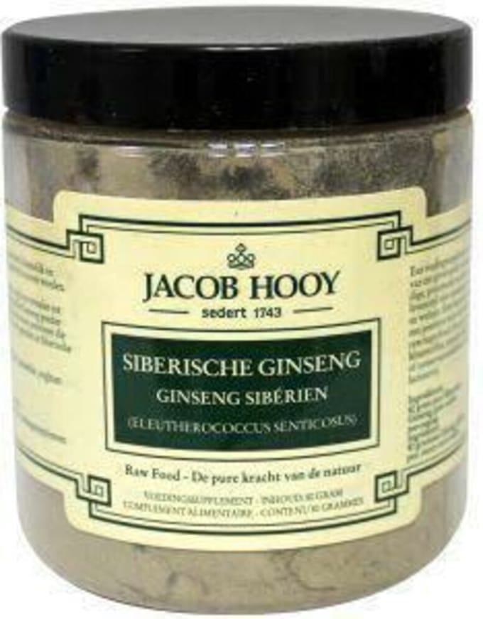 Jacob Hooy Pure Powder Siberische ginseng 80 gr
