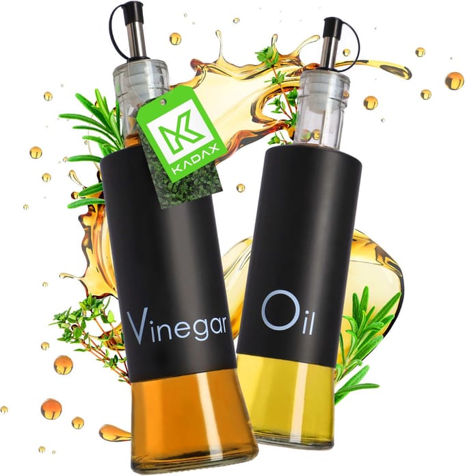 Force-dispensers voor olijfolie en azijn 280 ml, 2 stuks