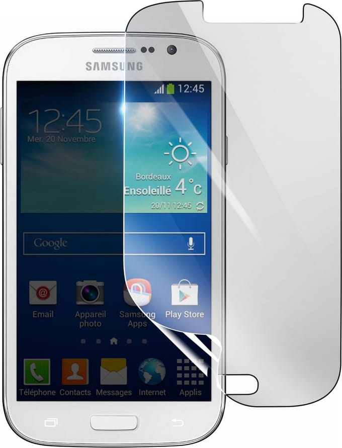 3mk, Geschikt voor Samsung Galaxy Grand Plus, Schokbestendige Hydrogel Screenprotector, Transparant
