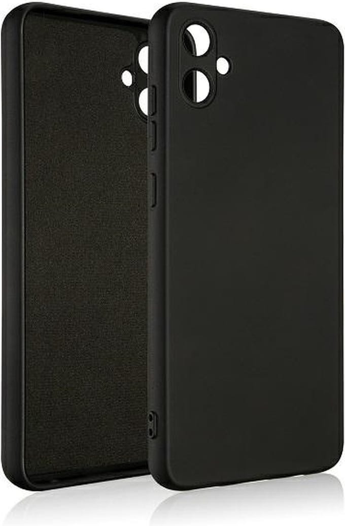 Beline Hoesje Siliconen Samsung A05 zwart/zwart