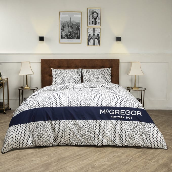 McGregor Roosevelt - Blauw Dekbedovertrek