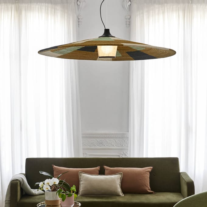 Forestier Parrot hanglamp XXL, groen