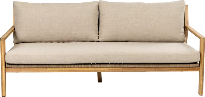 Loungebank Felline | 3-persoons | Naturel | Acaciahout