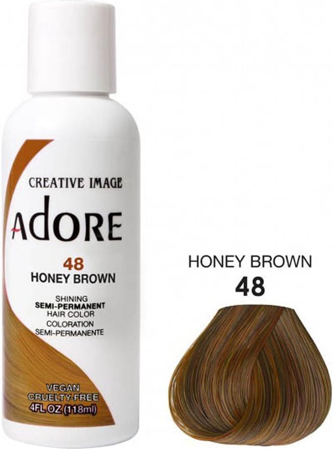 Semi Permanent Hair Color 48 - Honey Brown