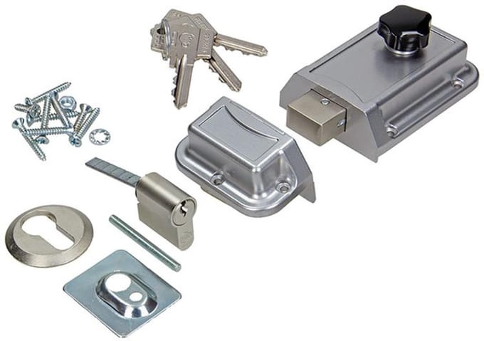 1019090 - 1 OPLEGNACHTSLOT + CILINDER R B4821 YALE 60MM
