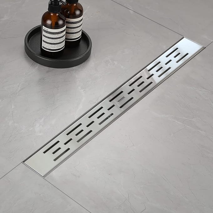 Italiaanse douchegoot - roestvrij staal - 80 cm