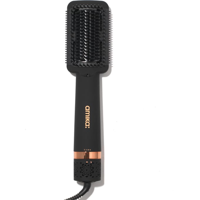 Amika Double Agent 2-In-1 Straightening Blow Dryer Brush