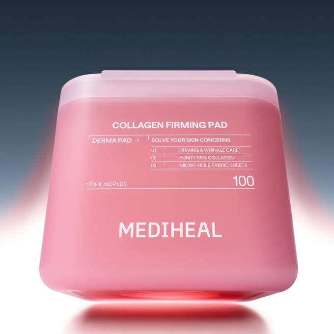 [MEDIHEAL] Collageen verstevigende pads 170ml 100 stuks pink