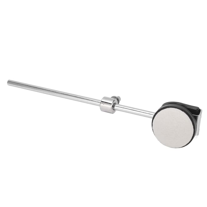Basdrumpedaal Hamer Klopper met Vilthoofd en Metalen Handvat Percussie Instrument Accessoire white