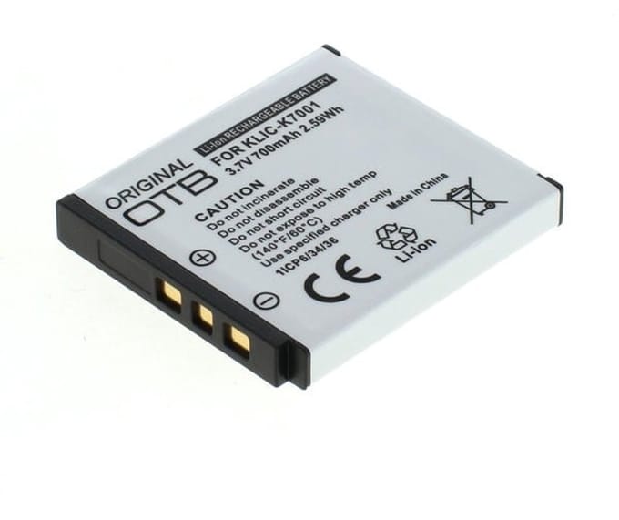 OTB Accu Batterij Klic-7001, BenQ DLi-213 - 700mAh