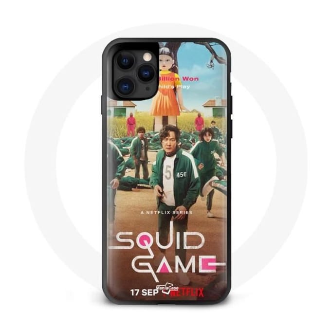 Coque iphone 12 pro max Squid Game 1,2,3 Soleil