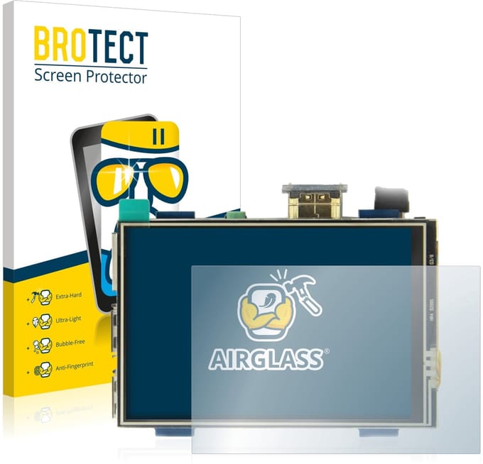 Screenprotector voor Raspberry Pi Touchscreen (3.5") Beschermglas transparant