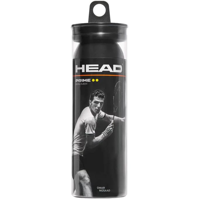 Head Racket Prime Dyd Squashballen Zwart 3 Balls