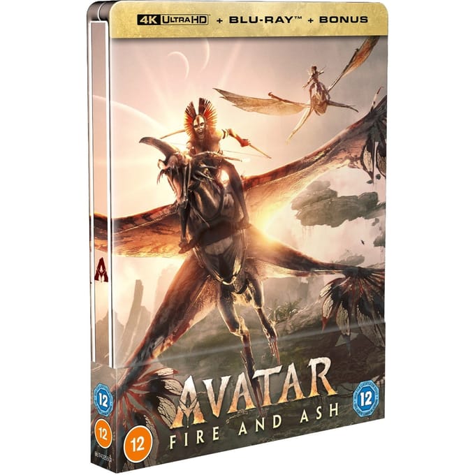 Avatar: Fire and Ash - Steelbook - Blu-ray 3D + Blu-ray - Import