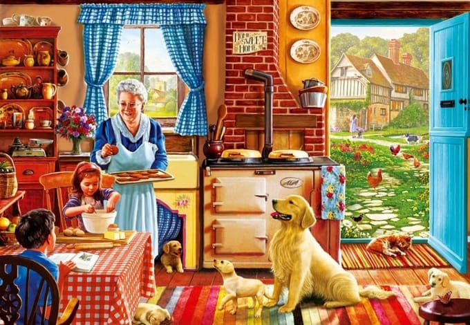 Bluebird Puzzle legpuzzel Cottage Interior - 1000 stukjes puzzel.