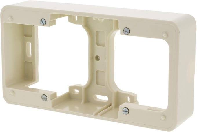 Peha Standard opbouwraam - inbouw - 2-voudig - crÃ¨me