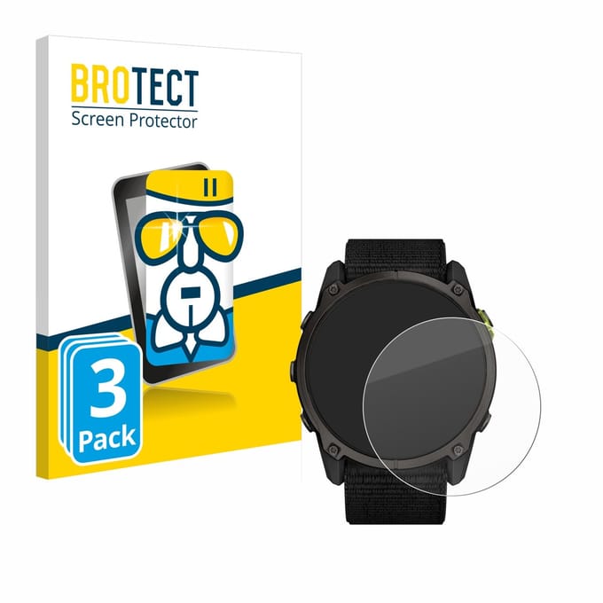 Screenprotector 3 Stuks voor Garmin Enduro 3 Beschermglas transparant