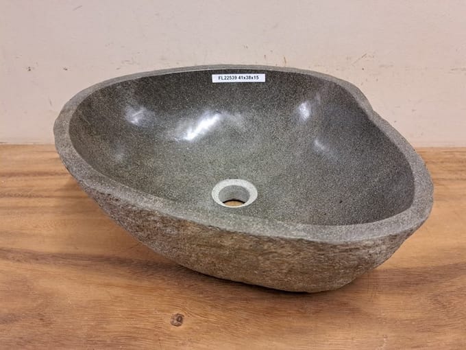 Waskom Natuursteen - 41x38x15cm - FL22539