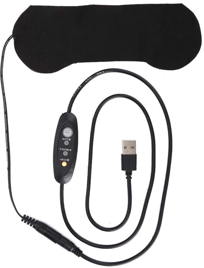 Dailygoods - USB Verwarmend Oogmasker voor Pijnverlichting en Ontspanning