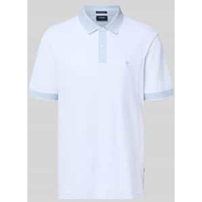 regular fit poloshirt met labelstitching model 'Percyco'