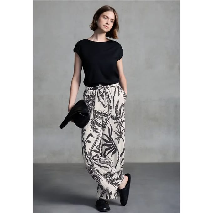 Mousseline broek Wide Legs