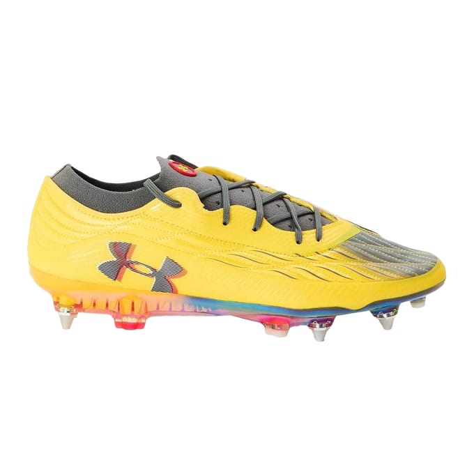 Under Armour Heren Clone Magnetico Elite 4 Voetbalschoenen (Geel)