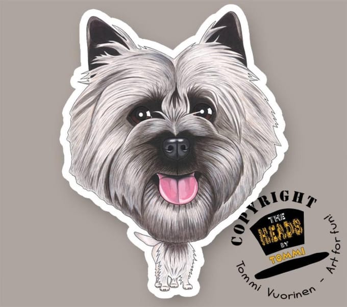 Magneet Hond Cairn Terrier