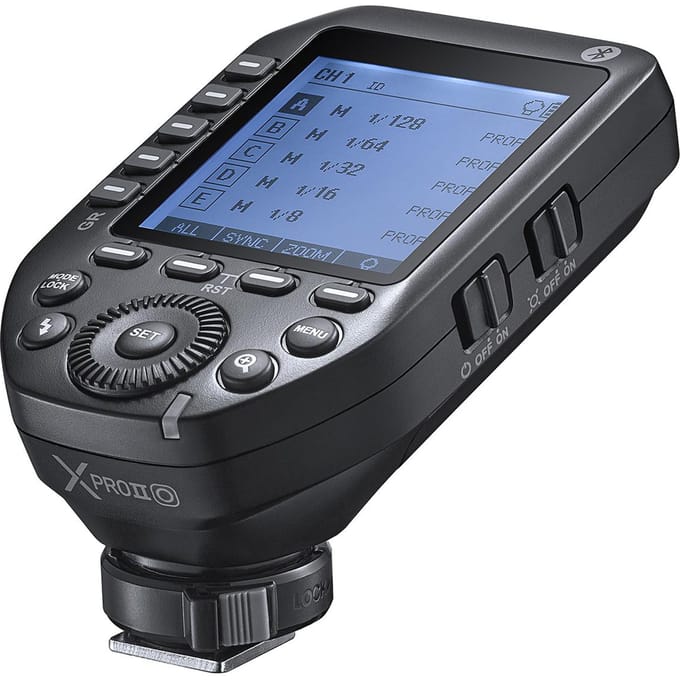 Godox XproIIL 2.4G draadloze flitstriggerzender TTL Autoflash 1/8000s HSS L LCD-scherm Olympus & Panasonic