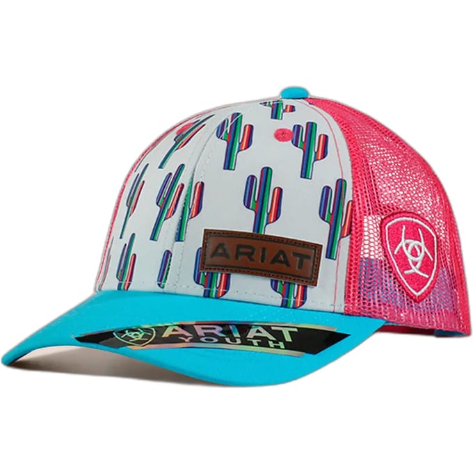 Trucker pet voor meisjes Ariat Cactus Print