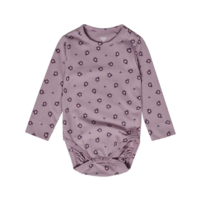 Baby romper met lange mouwen Hummel imprimé