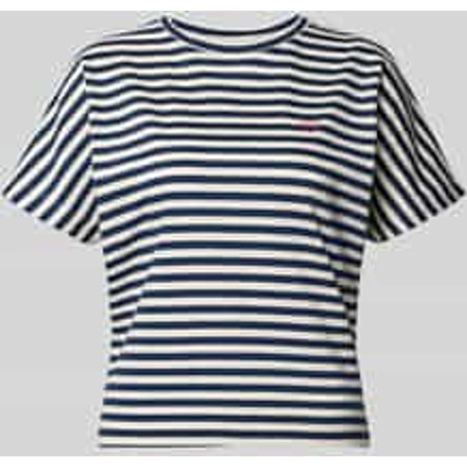 T-shirt met streepmotief model 'Salentine stripe'