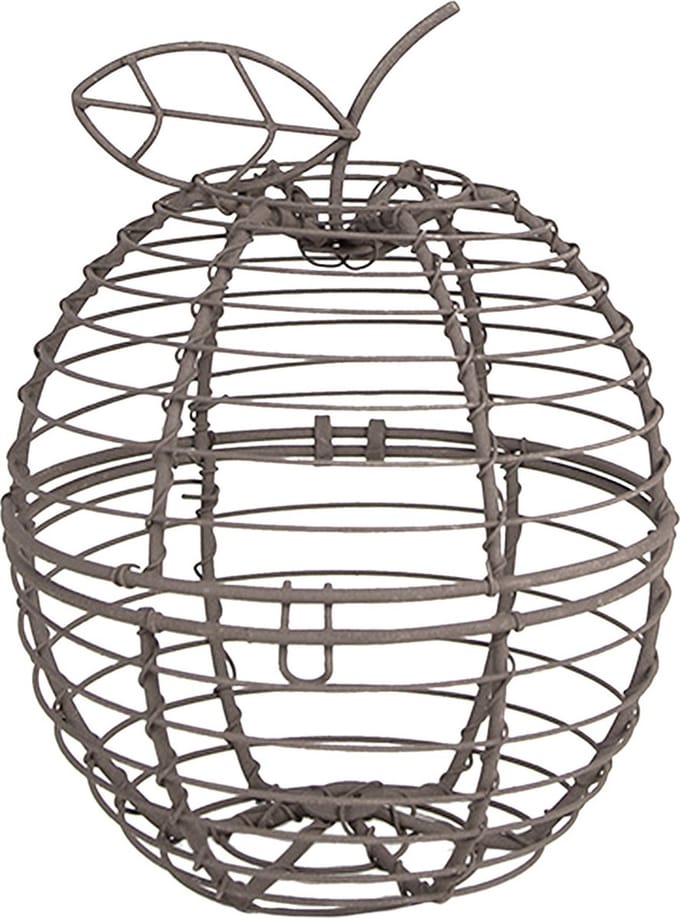 Clayre & Eef Mand Appel Ø 11x14 cm Bruin Metaal