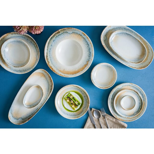 Bonna Dinerbord - Knidos - Porselein - 30 cm - set van 6
