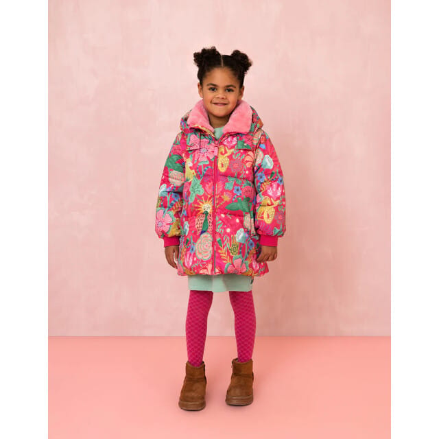 Oilily Coorie Jas- maat128/8yr Bright Rose