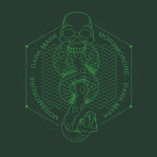 Harry Potter Morsmordre Dark Mark t-shirt - Donkergroen - M