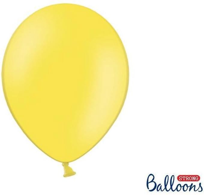 Strong latex Ballonnen 30cm, Pastel Lemon Zest x 10 stuks