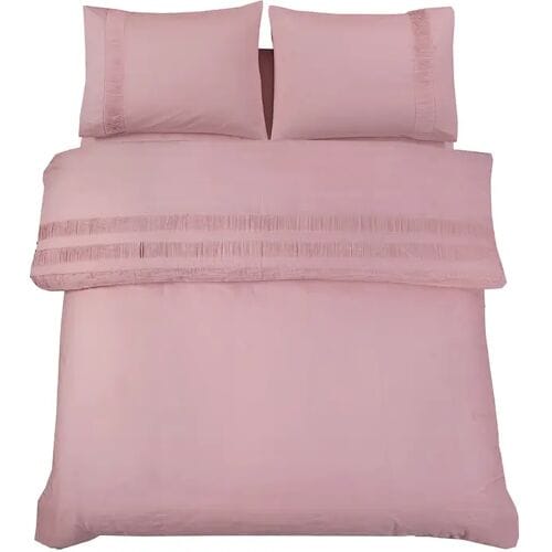 Dreamhouse Dekbedovertrek Bali Roze - Eenpersoons 140 x 200/220 cm + 1 kussensloop